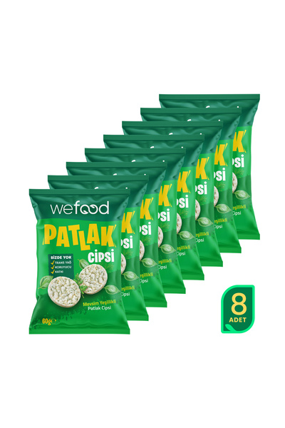 Wefood Mevsim Yeşillikli Patlak Cipsi 60 g 8'li