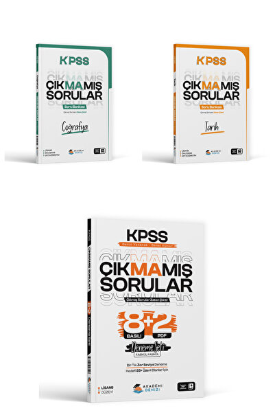 ADY Akademi Denizi Yayınları Akademi Denizi KPSS GYGK Çıkmamış Sorular 8+2 De...