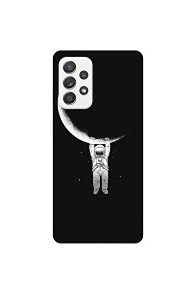 Other Samsung A33 Swinging on the moon Transparent Silicone TPU Θήκη
