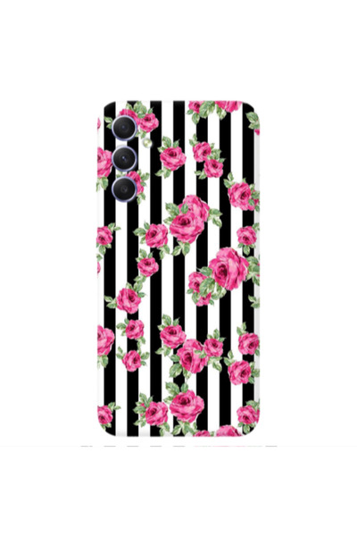 Other Samsung A15 5G Roses and black line Transparent Silicone TPU Θήκη