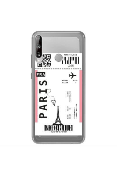 Other Huawei P40 Lite E Paris FRA Transparent Silicone TPU Θήκη