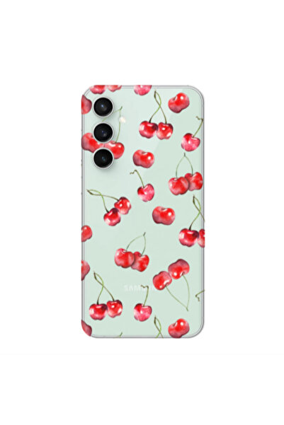Other Samsung S24 Plus Cherries Transparent Silicone TPU Θήκη