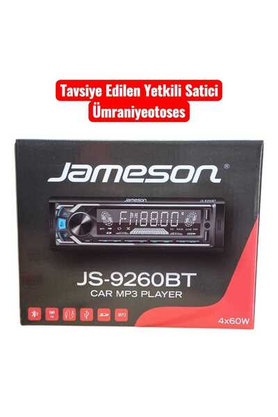 Jameson JS-9260 BLUOOTOHTLU ÇİFT USB Lİ 2 AMFİ ÇIKIŞLI TEYP