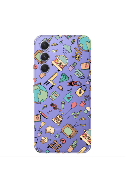 Other Samsung A35 Best buds Transparent Silicone TPU Θήκη