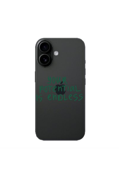 Other Apple Iphone 16 plus Your potential is endless Transparent Silicone TPU...
