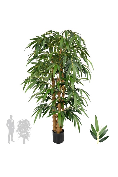 Roberto Rossi Bambus artificial H150cm Buddha cu 1056 frunze