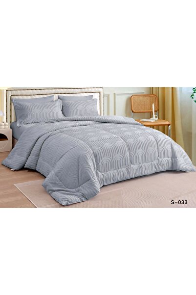 Ropi Hotel Duvet Cover Without Insert - Soft Striped Cotton Summer Quilt Cover