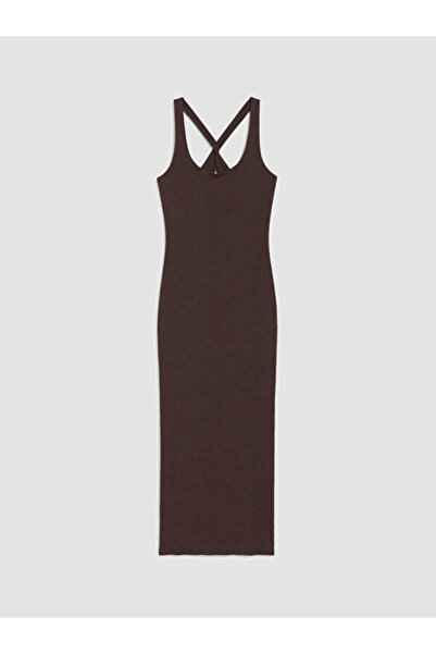 LC Waikiki Esvab • Modern & Distinctive Halter Roba Collar Bodycon Dress