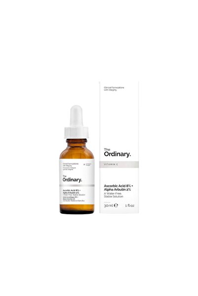 The Ordinary Ascorbic Acid 8% + Alpha Arbutin 2% – Ορός Προσώπου με Βιταμίνη ...