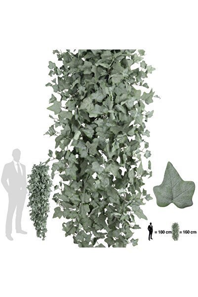 Roberto Rossi Iedera artificiala catifelata H180cm cu 850 frunze verde deschis