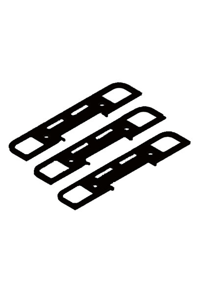 Electra Set de accesorii pentru încuietori, negru - SET.235N.INC