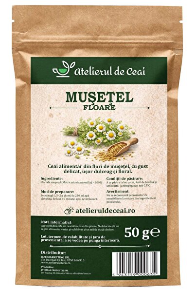 atelierul de ceai Ceai de flori de mușețel