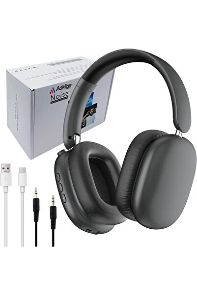 AOMIGE 2.4GHz Wireless Adjustable Over-Ear Foldable Headphones with ANC and H...