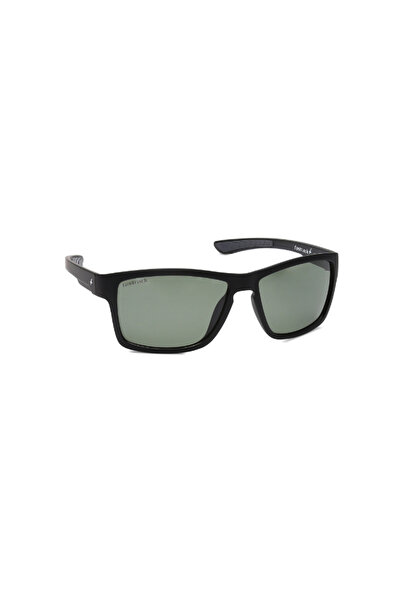 FASTRACK Polarized Sunglasses Black Frame Green Mirror Lens 58mm - P420GR4PV