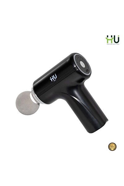 HU HAPPY USER Mini Massage Gun with 4 Speed Levels – Portable Deep Tissue Per...