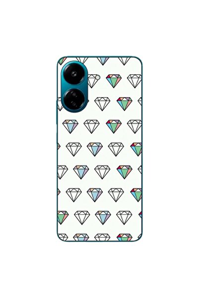 OEM Case compatible with Xiaomi Redmi 13C 4G Silicone Gel Tpu Model Diamonds ...