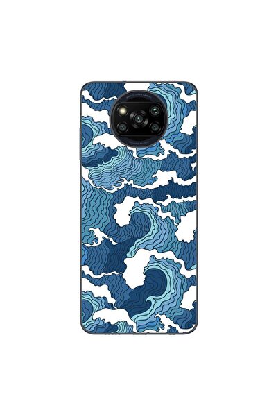 OEM Case compatible with Xiaomi Poco X3 Pro Silicone Gel Tpu Crazy Waves Pattern