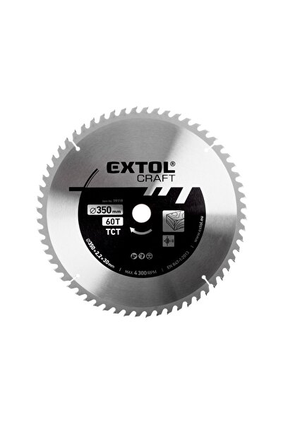 EXTOL CRAFT Pânză de ferăstrău circular, EXTOL CRAFT, 19119, 60 dinți, 350mm