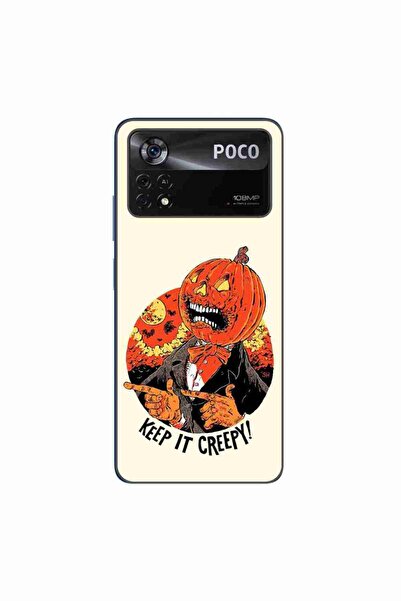 OEM Case compatible with Xiaomi Poco X4 Pro Silicone Gel Tpu Pattern Hallowee...