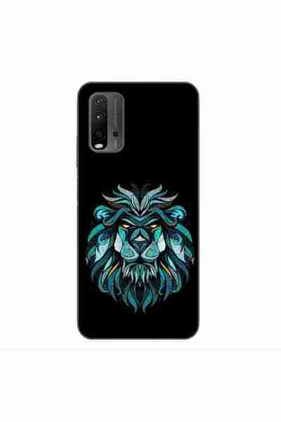 OEM Case compatible with Xiaomi Redmi 9T Silicon Gel Tpu Pattern Abstract Lion