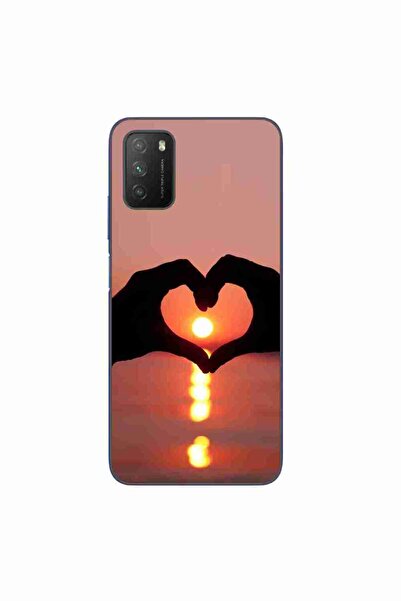 OEM Case compatible with Xiaomi Poco M3 Silicon Gel Tpu Pattern Glow of Love