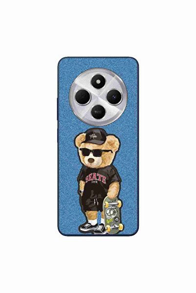 OEM Case compatible with Xiaomi Redmi 14C Silicone Gel Tpu Pattern Bear Skate...