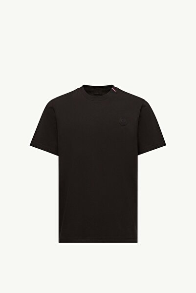 MONCLER GRENOBLE Üç Şerit Logolu Pamuklu Tişört