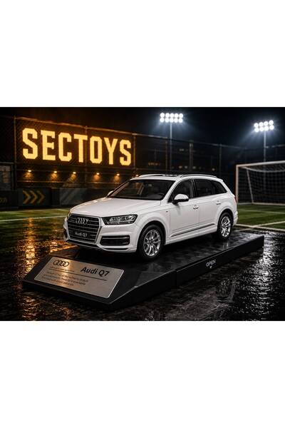 scntoys 1:26 Ölçek Audi Q7 Jip Diecast Model Araba Beyaz Açılan Kapılar Audi ...