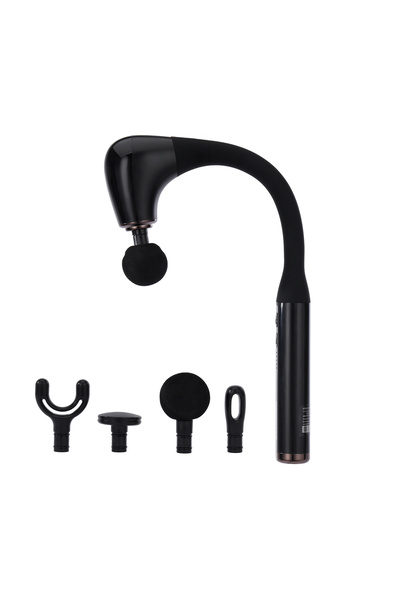 Geepas GM86093UK Curved Long Handle Massage Gun – 5 Speed Deep Tissue Massage...