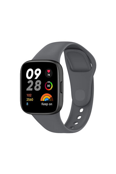 OEM Μονόχρωμο λουράκι σιλικόνης γκρι (Redmi Watch 3 Active)