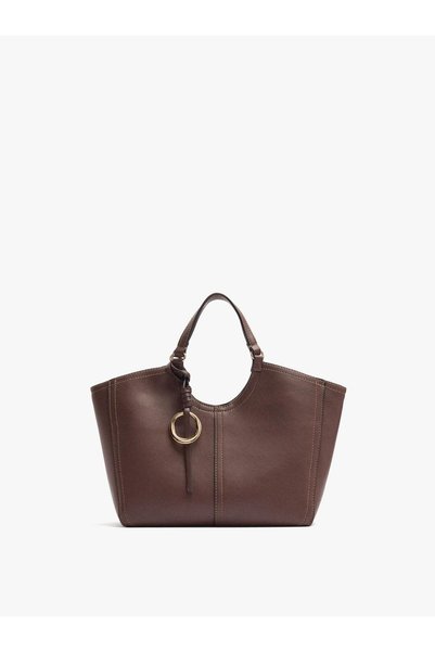 PARFOIS Kadın Dikişli ve Askılı Shopper Çanta