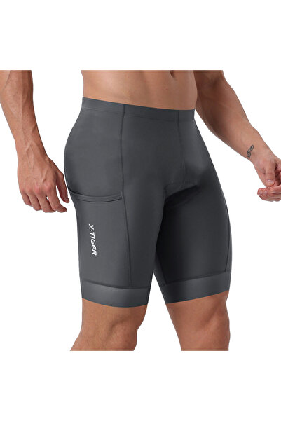 Choice8 M Grey X-TIGER Cycling Underwear Shorts 5D Gel Cushion Breathable Ant...