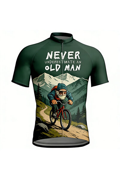 Choice12 XXL jersey2 Never Give Up: ملابس سباق الدراجات الهوائية لكبار السن ل...