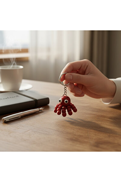 Major Hobi Articulated Octopus Keychain - Stress Relief Figure and Accessory ...