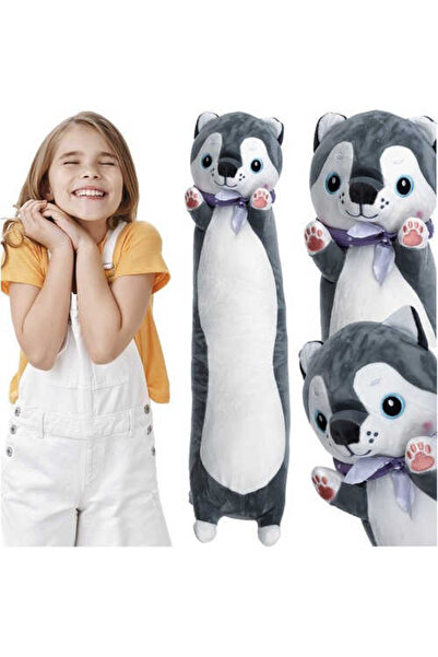 Floopy Jucarie din plus moale si catifelat, perna lunga, 70 cm, umplutura bum...