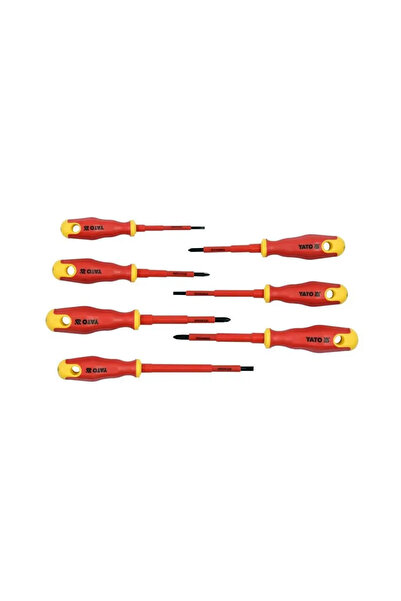 yato YT-2828 Insulated Screwdriver Set VDE, 7 pcs, 1000V