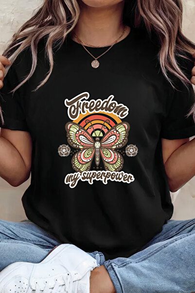 Sarah's Boutique Women's T-shirt – 100% cotton – Freedom Superpower