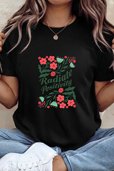 Sarah's Boutique Women's T-shirt – 100% cotton – Radiate Positivity
