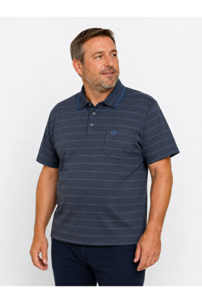 BABA PANT SİMENTİ,POLO YAKA, PAMUKLU,CEPLİ,LİKRALI ,BABA TİŞÖRT_ÇİZGİLİ ANTRASİT