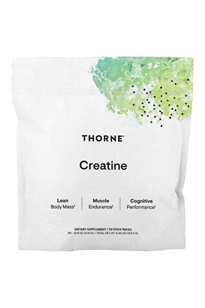 Thorne , Kreatin, 30 Stick Paket, Her Biri 5,15 g (0,18 oz)