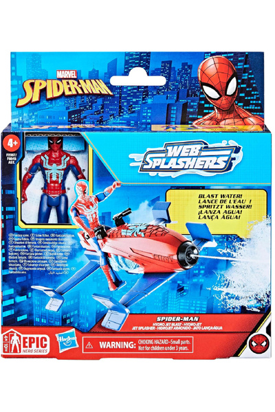 Hasbro Марвел Уеб Сплашърс Спайдър-Мен Хидро Джет Бласт Превозно средство (F8...