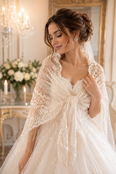 OEM Eșarfă de Mireasă „Poveste de Nuntă” – Eleganță și Tradiție
