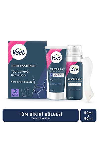 VEETR Bikini Bölgesi Özel Tüy Dökücü Krem Seti 50ml + 50ml