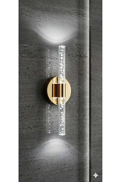 BACKHOME Bubbleflux Small 31 cm Modern Design Led Sconce - Wall Lamp - Gold -...