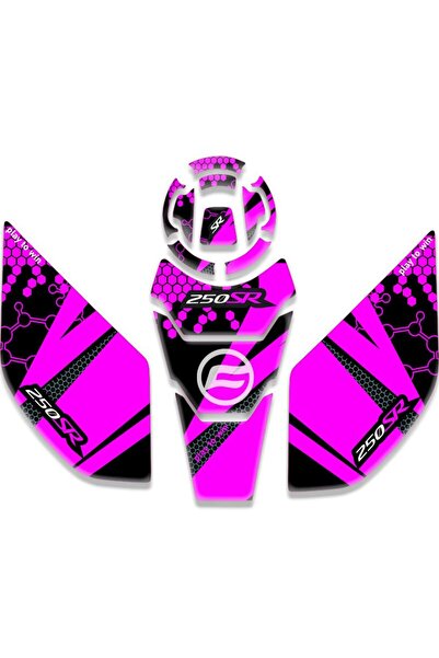 CF Moto CFMOTO 250SR UYUMLU TANK PAD SET PEMBE(2021-2026)