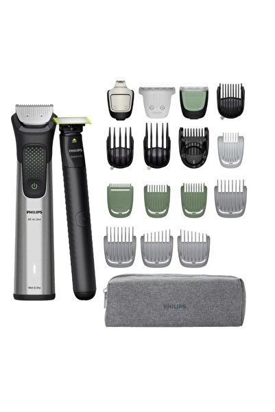 Philips Aparat multifuncțional MG9557/15 + Trimmer OneBlade 20-în-1, 120 min,...
