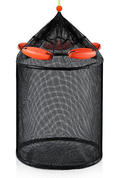 Arabest Foldable Floating Fishing Baskets,Heavy Duty Coated Mesh,Portable Liv...