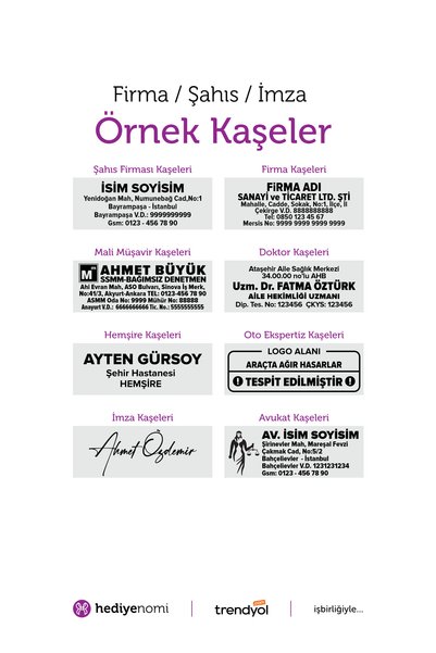 HEDİYENOMİ Mühürmarket > Pocket Badge: Person - Limited - Anonymous Company - Company Pocket Badge - Pocket 80 - 19X51Mm