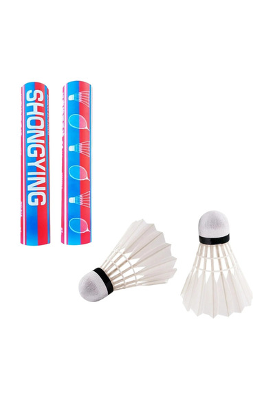 Zenorius Fluturas Badminton 12/set din Penaj de Rata cu Cap de Spuma