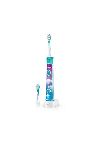 Philips Sonicare HX6352/11 Kids Electric Toothbrush, 2 Modes, 2 Brush Heads, ...